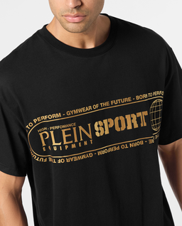 T-shirt ze złotymi napisami - Image #4