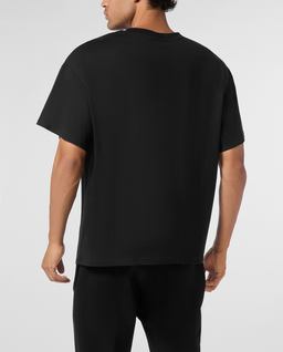 Czarny t-shirt z białymi napisami - Image #3