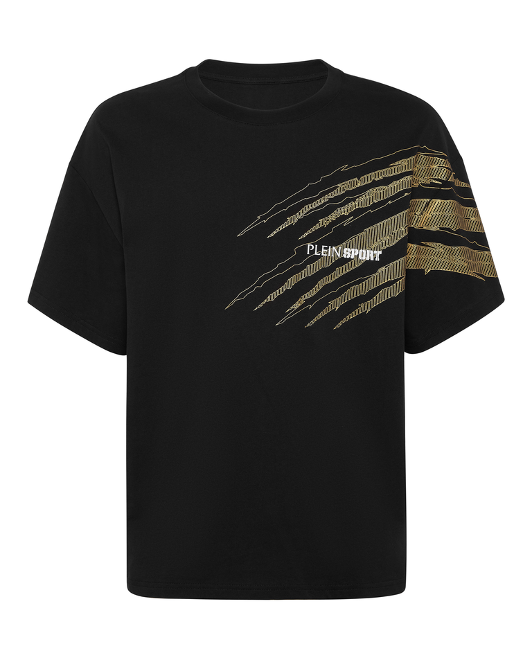 Koszulka z okrągłym dekoltem Scratch