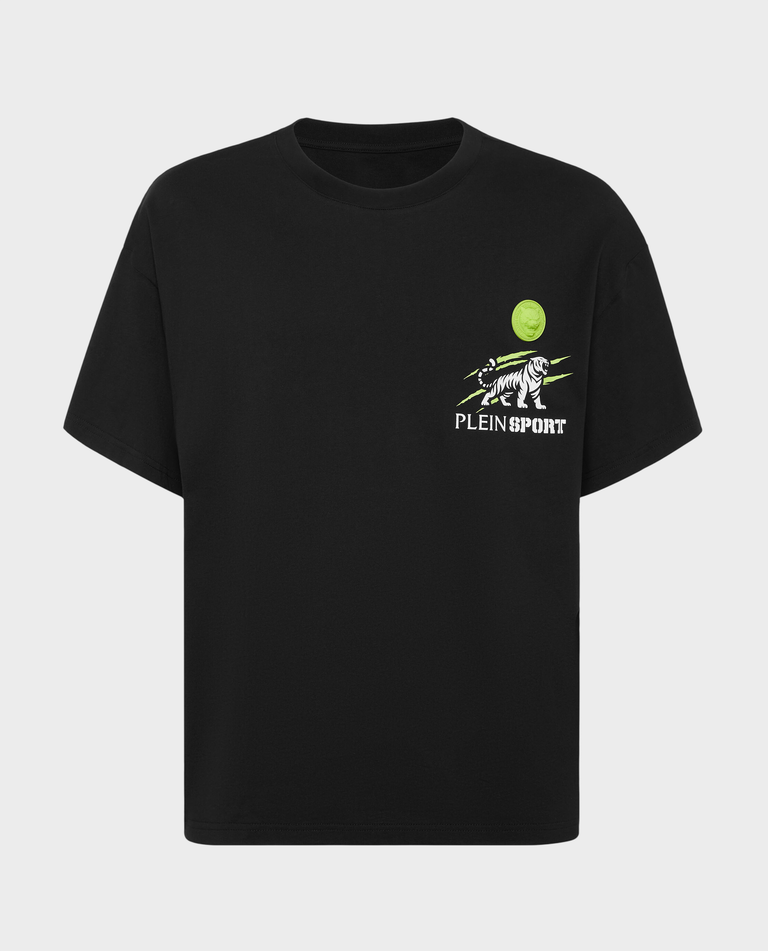 Bawełniany t-shirt Tiger Scratch