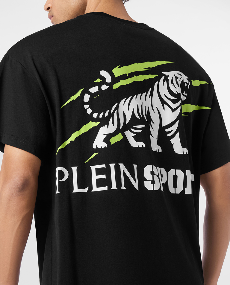Bawełniany t-shirt Tiger Scratch - Image #3