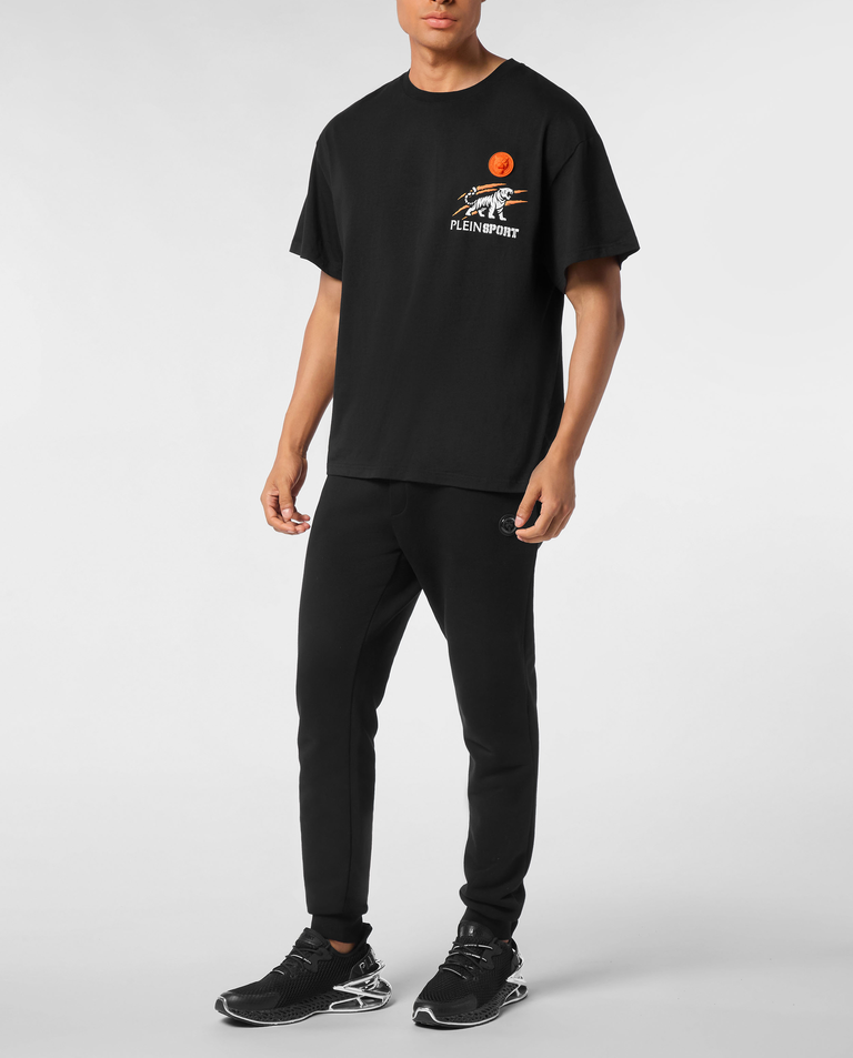 Czarny t-shirt Tiger Scratch - Image #2