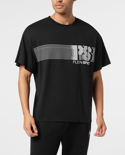 Czarna koszulka z okrągłym dekoltem - Image #0