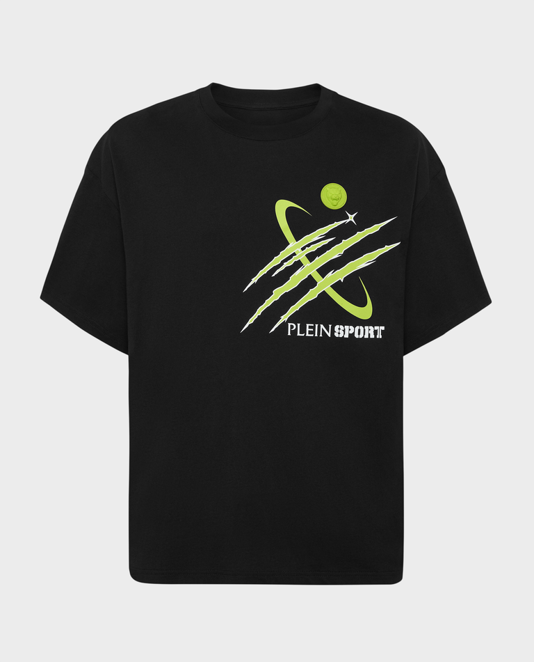 T-shirt z neonowym nadrukiem Mercury Scratch