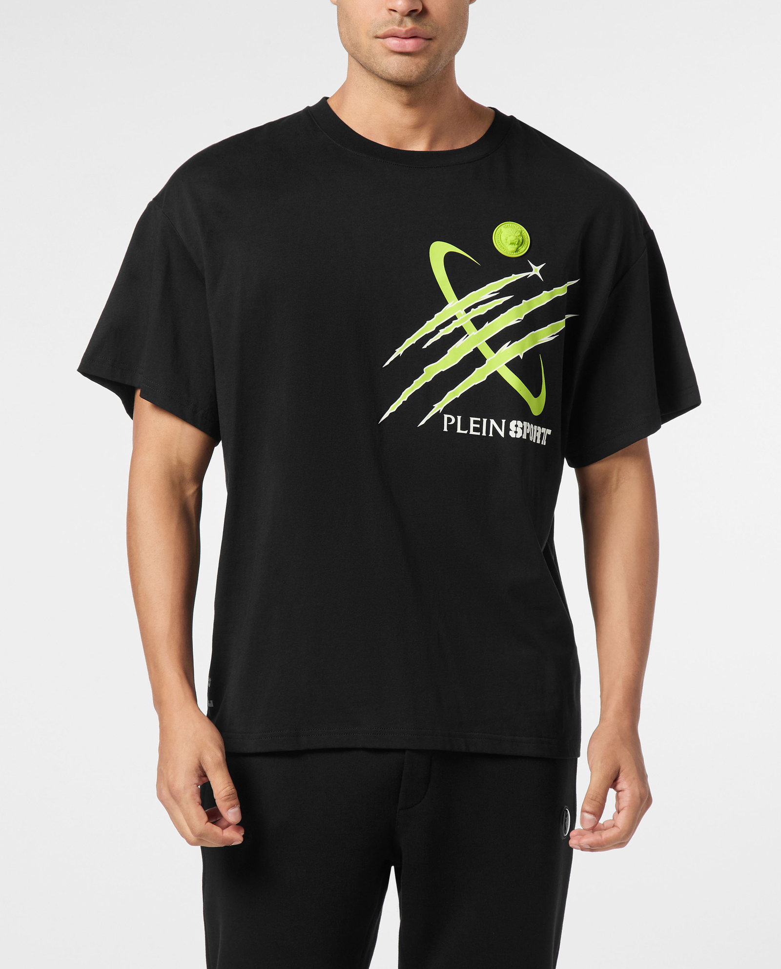 T-shirt z neonowym nadrukiem Mercury Scratch - Image #0