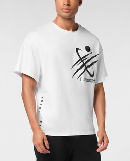 Biały t-shirt o luźnym kroju Mercury Scratch - Image #0