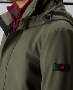 Płaszcz khaki z kapturem - Image #3