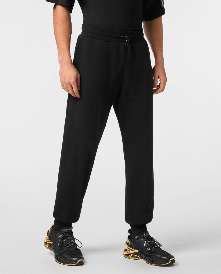 Czarne spodnie dresowe