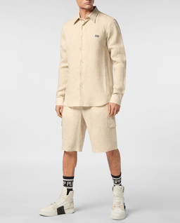 Beżowa koszula Sugar Daddy Cut LS - Image #3