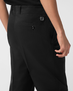 Czarne spodnie Chinosy Classic Fit - Image #4