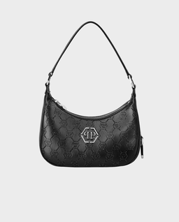 Czarna torebka Monogram Strass - Image #0