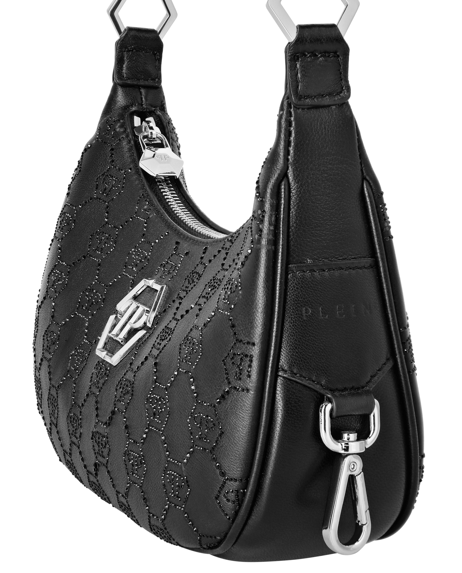 Czarna torebka Monogram Strass - Image #4