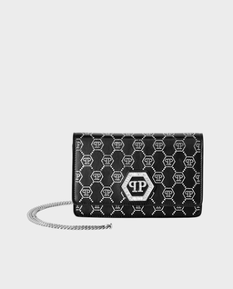 Czarna torebka Monogram Strass - Image #0