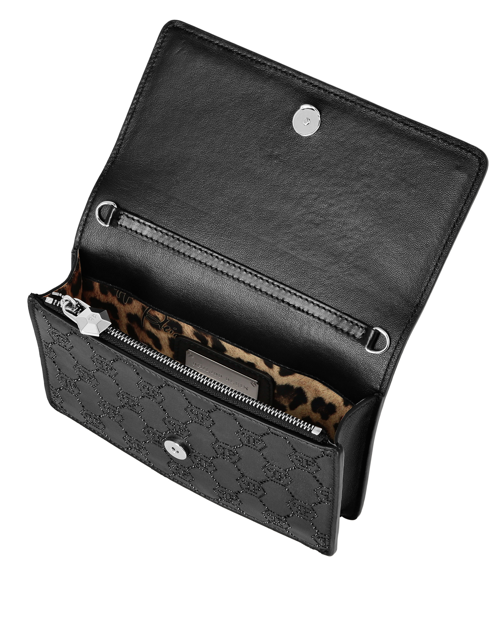 Czarna torebka z klapą - Image #3