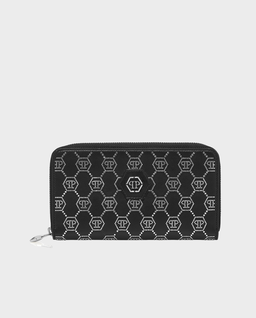 Czarny portfel Monogram Strass - Image #0