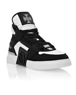 Wysokie czarne sneakersy Mid Top - Image #1