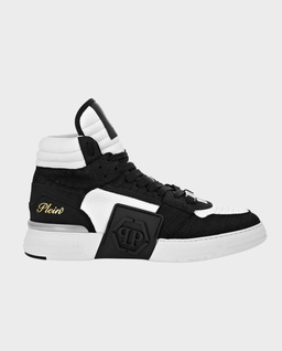 Wysokie czarne sneakersy Mid Top - Image #0