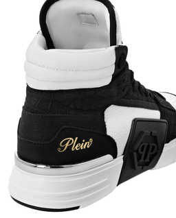 Wysokie czarne sneakersy Mid Top - Image #3