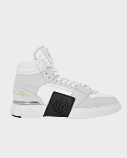 Wysokie białe sneakersy Mid Top - Image #0