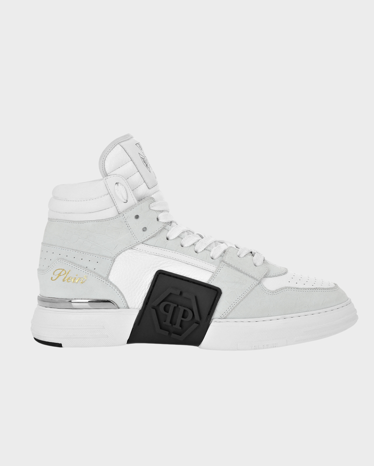 Wysokie białe sneakersy Mid Top - Image #0