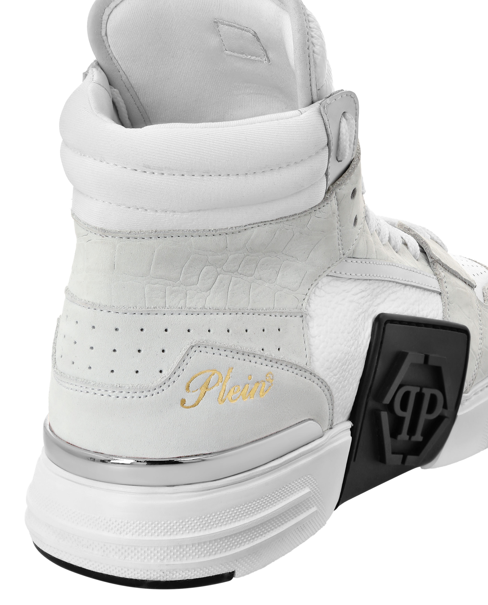 Wysokie białe sneakersy Mid Top - Image #3