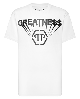 Koszulka z kontrastowym napisem Greatness - Image #1