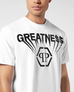 Koszulka z kontrastowym napisem Greatness - Image #4