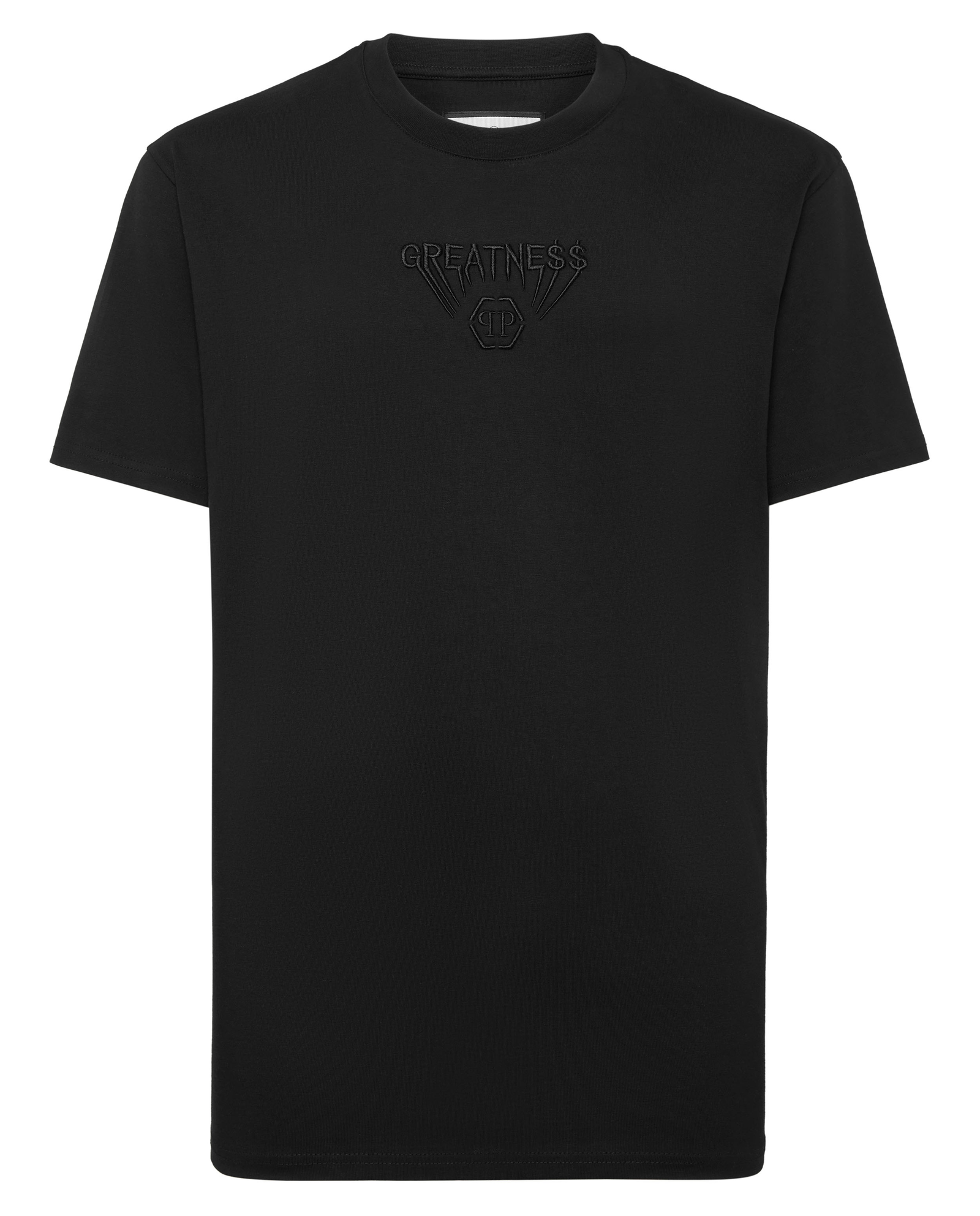Czarna koszulka z napisem Greatness - Image #1