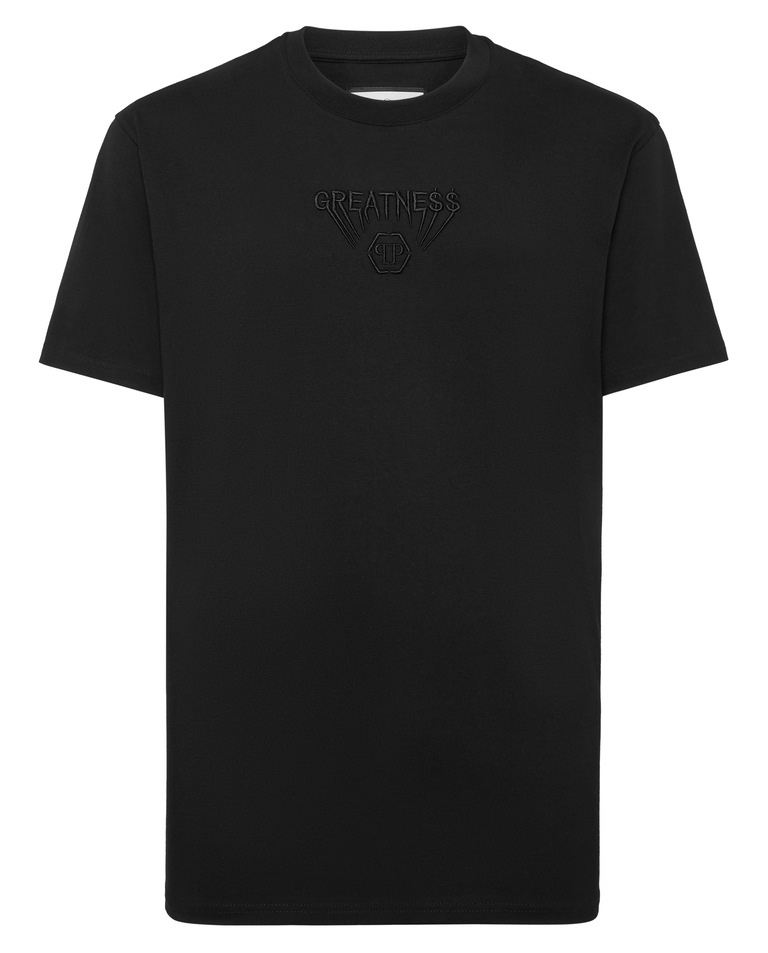 Czarna koszulka z napisem Greatness