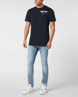 Granatowa koszulka z okrągłym dekoltem Greatness - Image #3