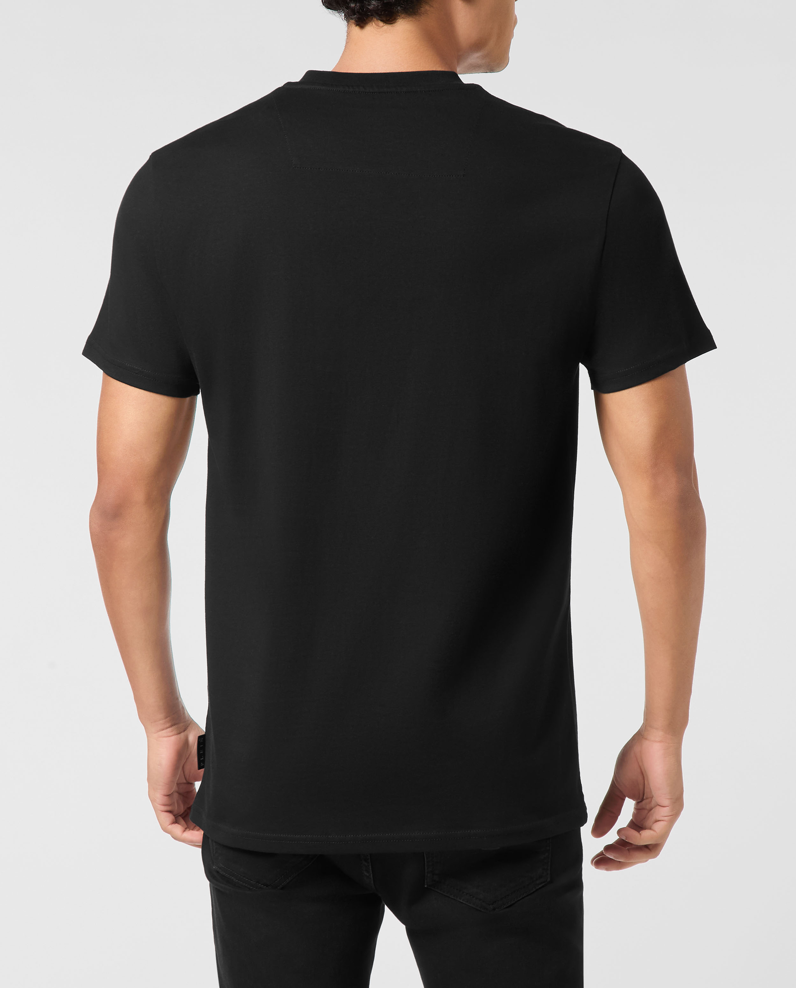 Czarna koszulka z okrągłym dekoltem Greatness - Image #2