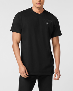 Czarna koszulka z okrągłym dekoltem Greatness - Image #0