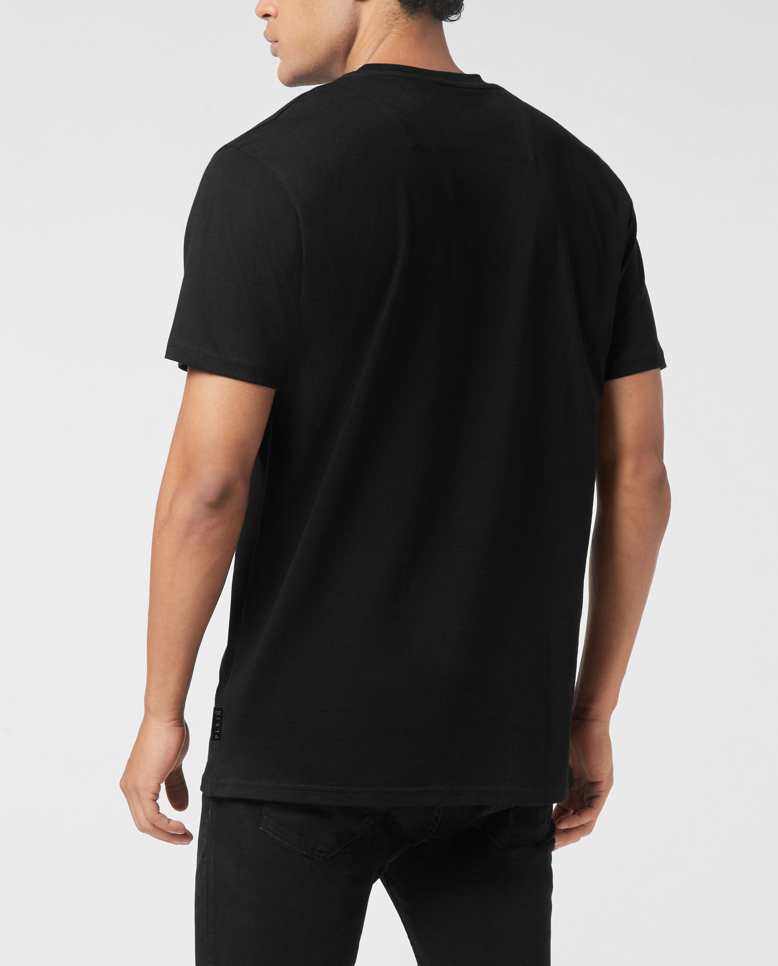 Czarna koszulka z okrągłym dekoltem Greatness - Image #2