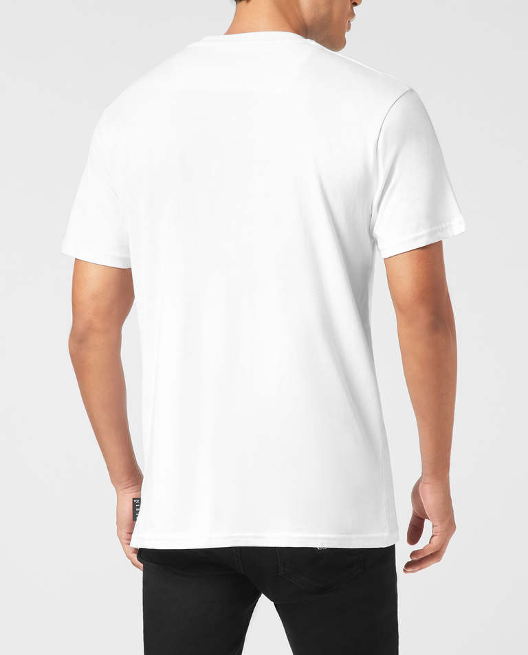 Biała koszulka z okrągłym dekoltem Greatness - Image #2