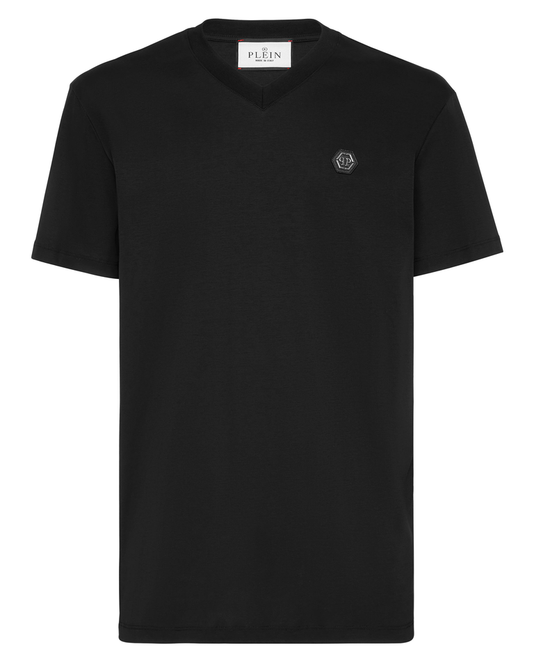 Czarny t-shirt Hexagon