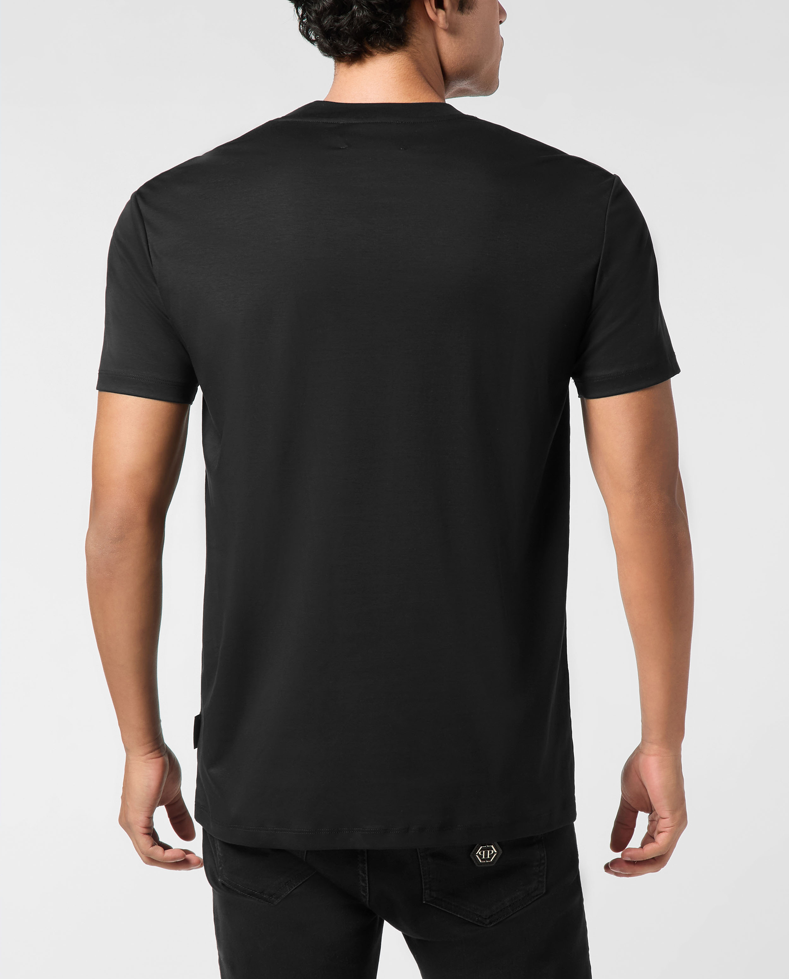 Czarny t-shirt Hexagon - Image #3