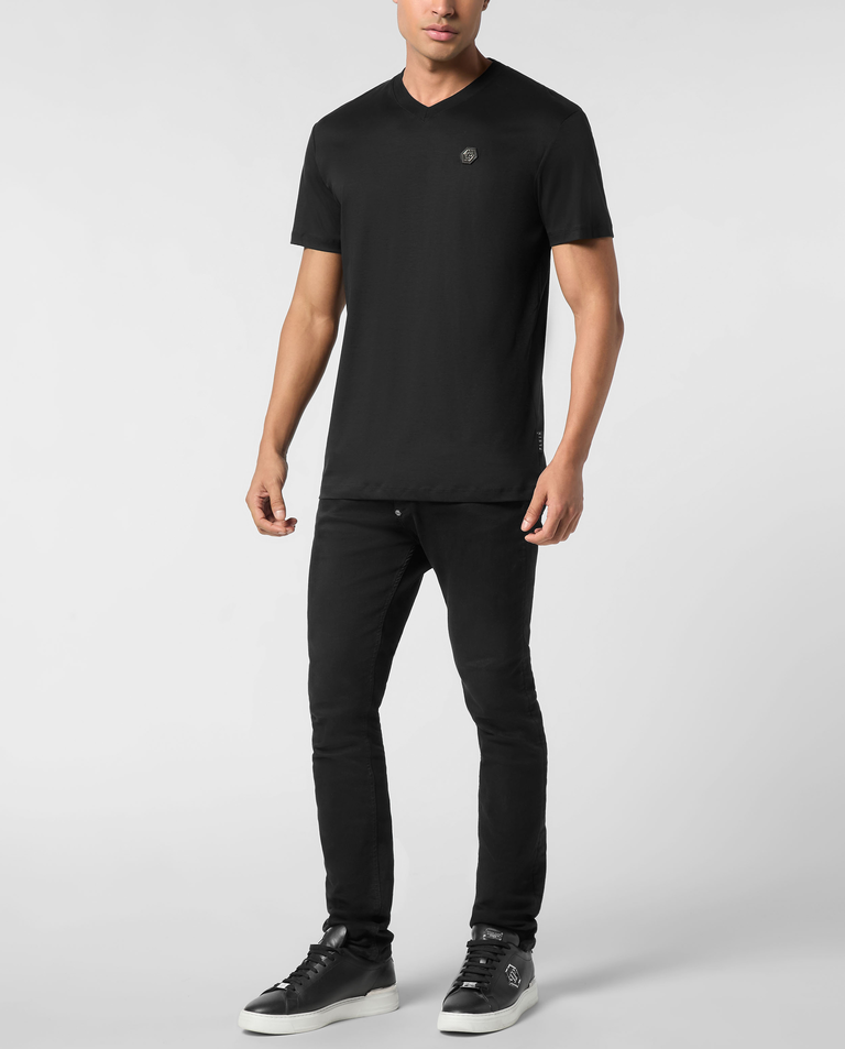 Czarny t-shirt Hexagon - Image #2