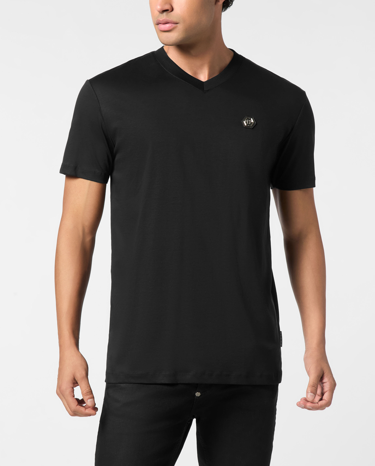 Czarny t-shirt Hexagon