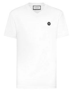 Biały t-shirt Hexagon - Image #1