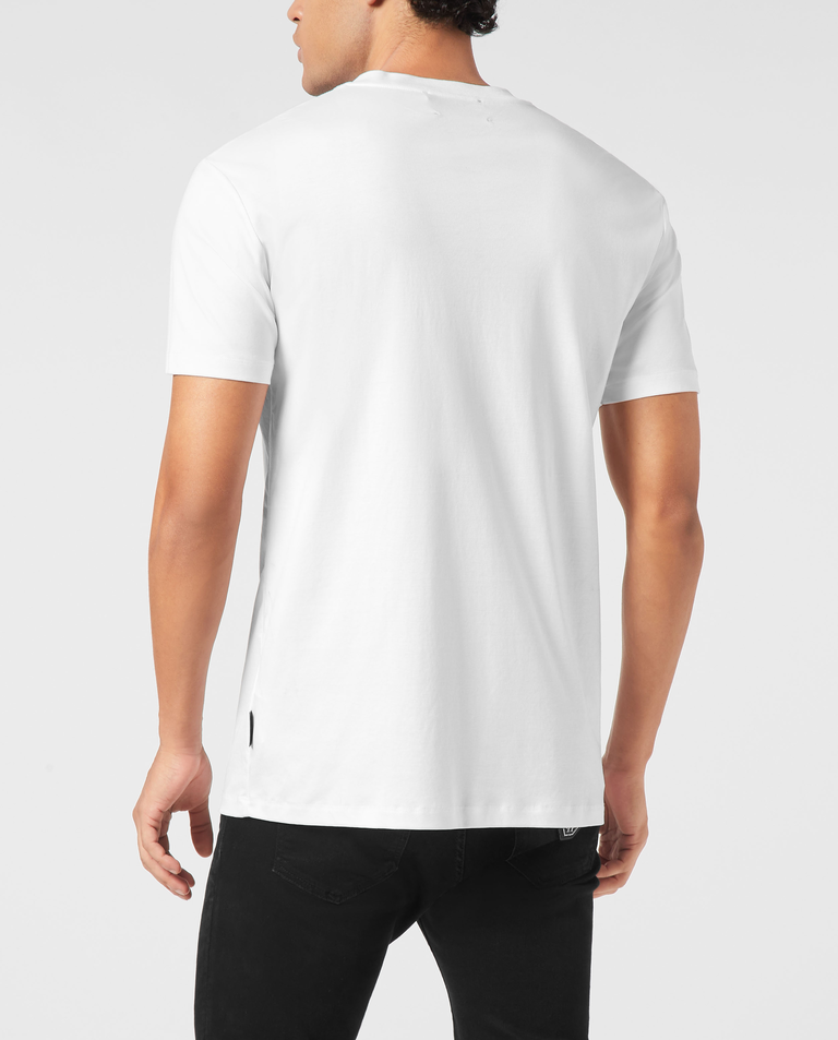 Biały t-shirt Hexagon - Image #3