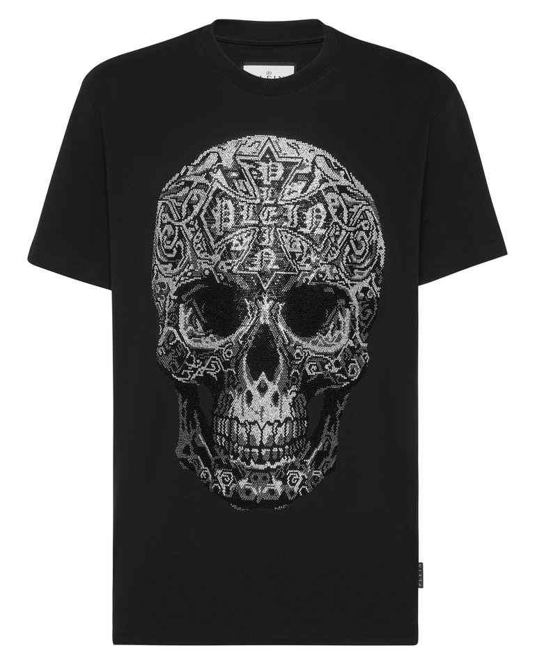 Czarna koszulka Gothic Skull - Image #1