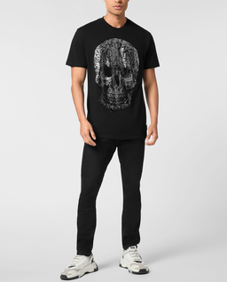 Czarna koszulka Gothic Skull - Image #2