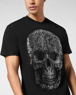 Czarna koszulka Gothic Skull - Image #4