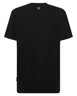 Czarny t-shirt z czaszką America - Image #5