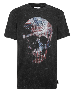 Czarny t-shirt Skull America - Image #4
