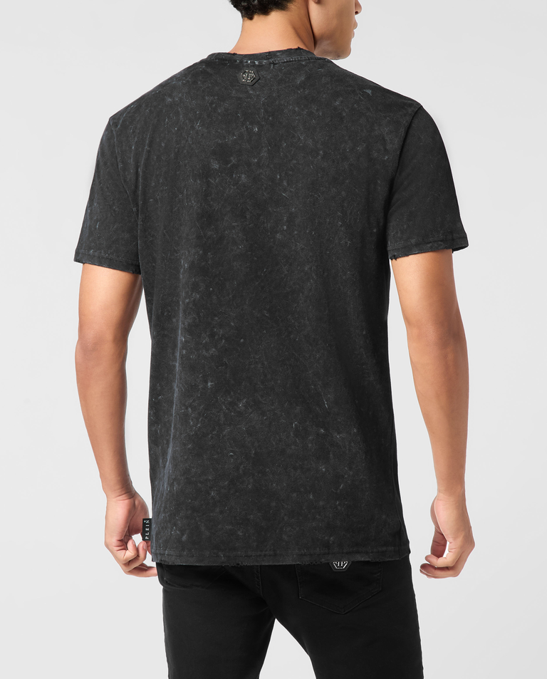 Czarny t-shirt Skull America