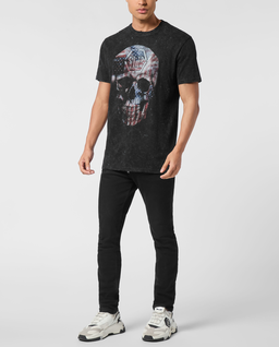 Czarny t-shirt Skull America - Image #2
