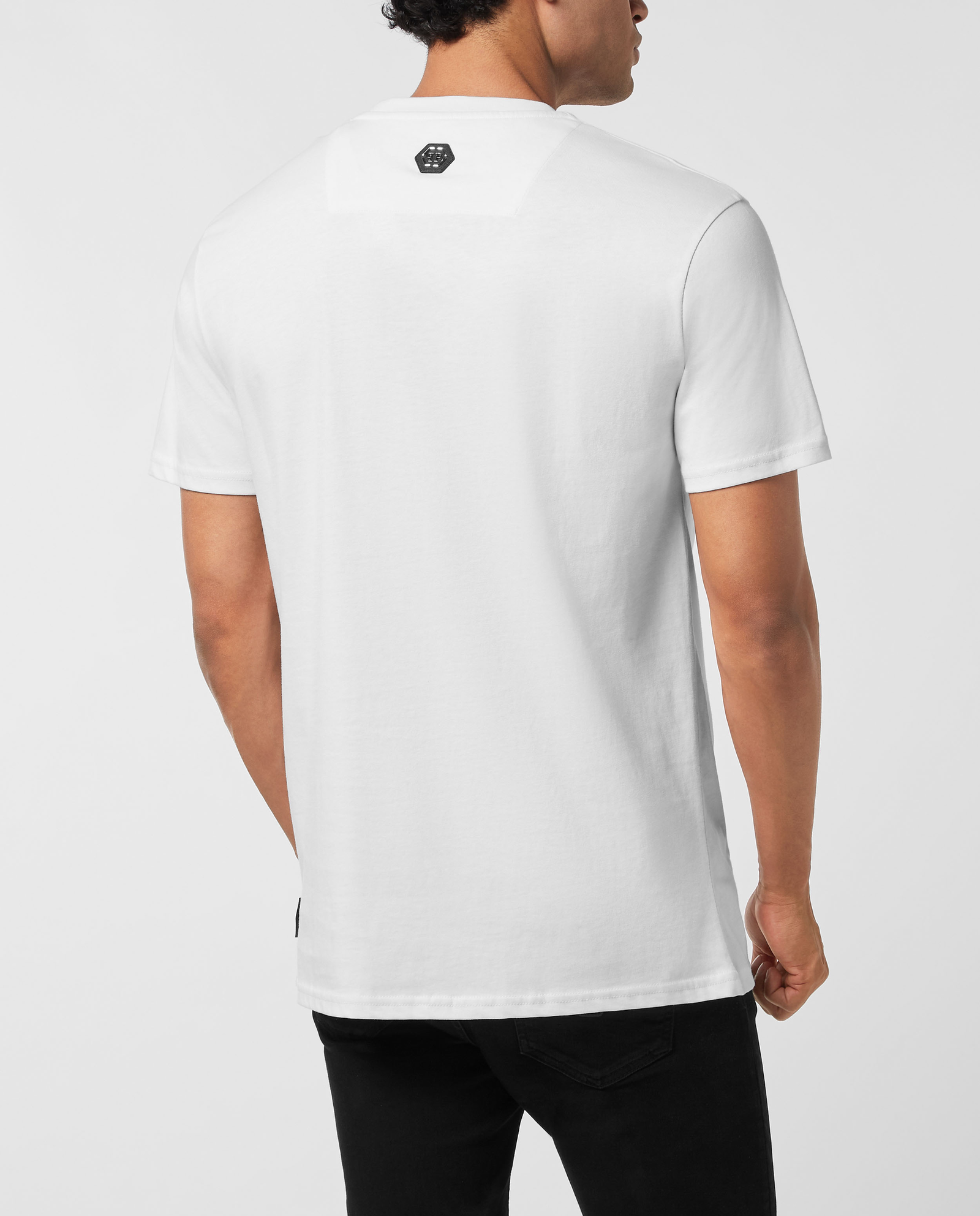 Biały t-shirt Gothic - Image #1