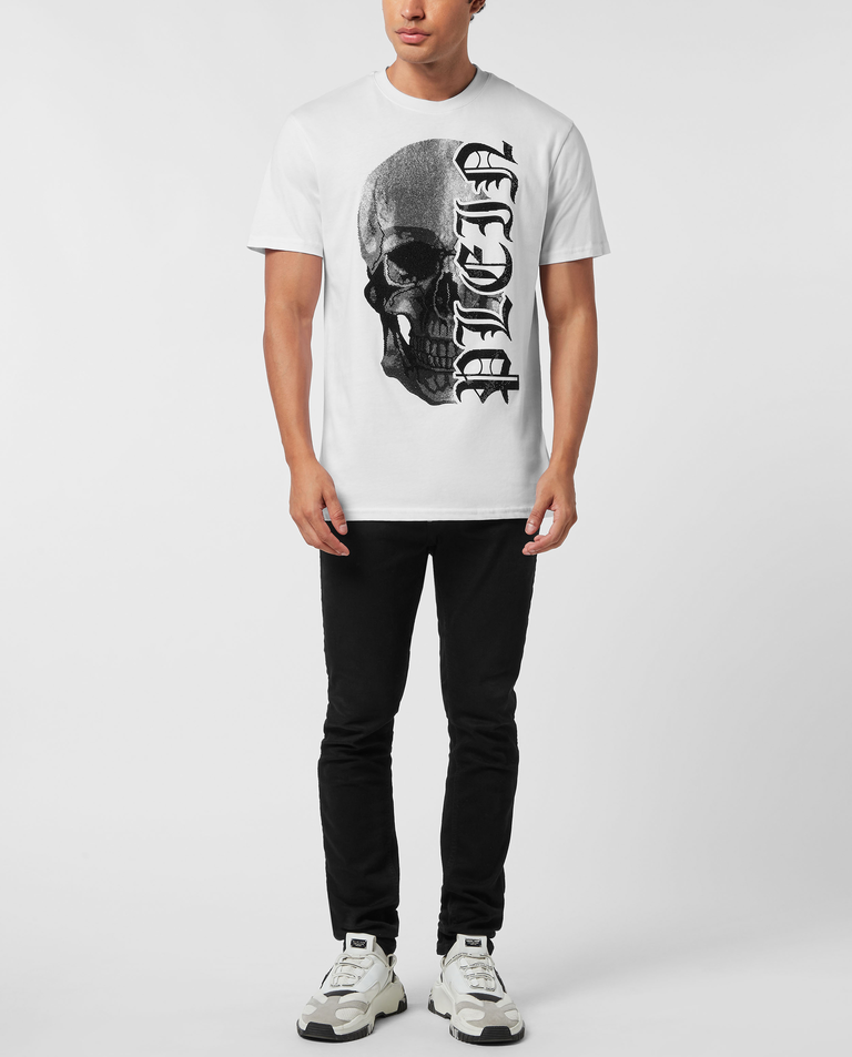 Biały t-shirt Gothic - Image #2