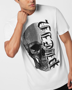 Biały t-shirt Gothic - Image #3